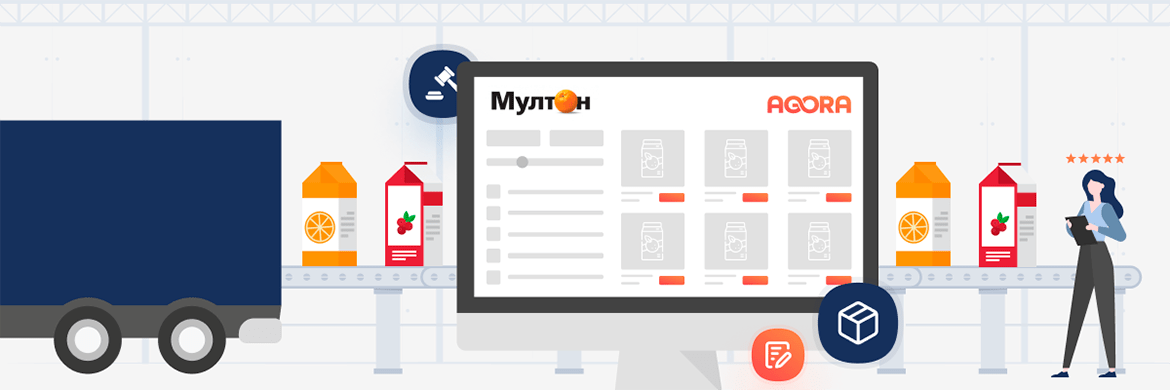 Создание закупочной платформы для компании Мултон