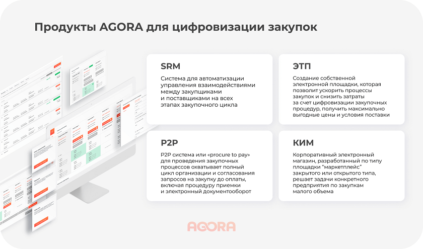 Продукты AGORA для цифровизации